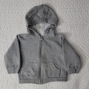 The Children's Place Light Gray Kids Hoodie Size 36MOS / 3T